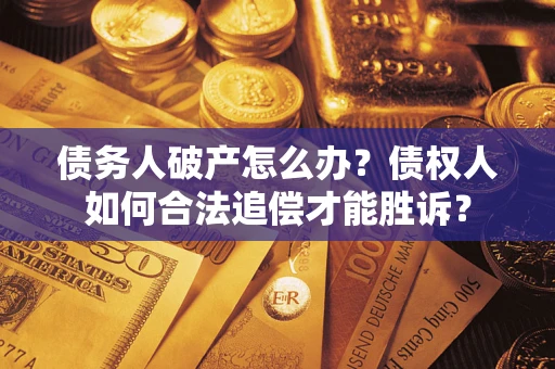 武汉债务人破产怎么办？债权人如何合法追偿才能胜诉？