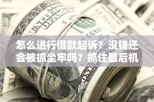 武汉怎么进行借款起诉？没钱还会被抓坐牢吗？抓住最后机会！
