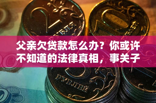 武汉父亲欠贷款怎么办？你或许不知道的法律真相，事关子女未来