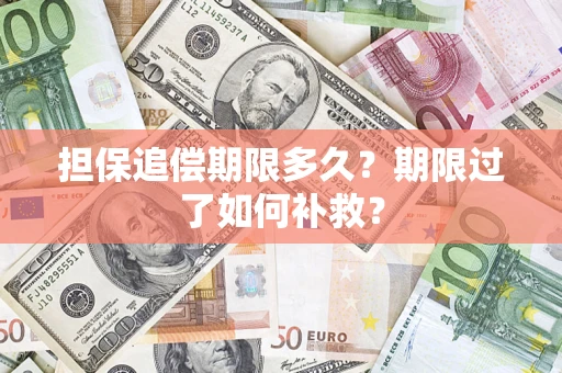 武汉担保追偿期限多久？期限过了如何补救？