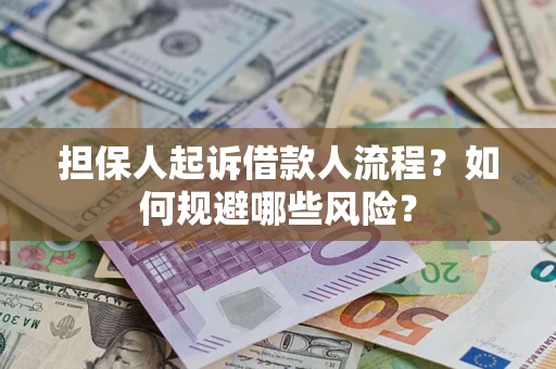 武汉担保人起诉借款人流程？如何规避哪些风险？