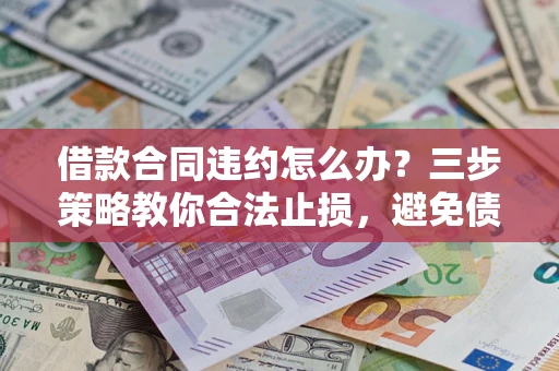 武汉借款合同违约怎么办？三步策略教你合法止损，避免债务危机升级