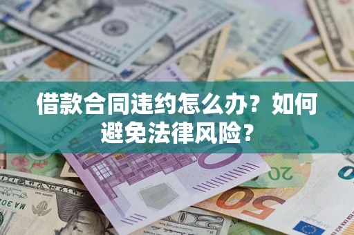 武汉借款合同违约怎么办？如何避免法律风险？