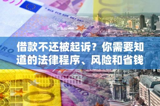 武汉借款不还被起诉？你需要知道的法律程序、风险和省钱技巧