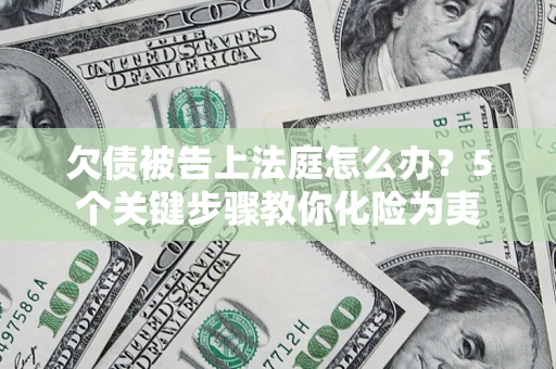 武汉欠债被告上法庭怎么办？5个关键步骤教你化险为夷