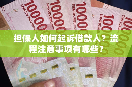 武汉担保人如何起诉借款人？流程注意事项有哪些？